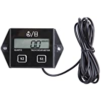 KKmoon LCD Digital Tacómetro-hora Medidor Calibrador Impermeable